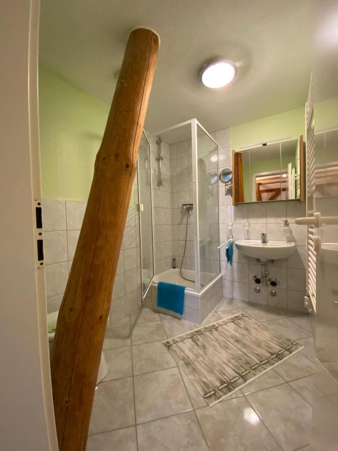 Landhausidyll Ferienwohnung Grundshagen エクステリア 写真
